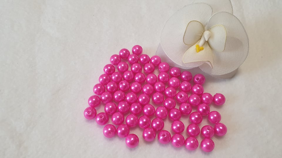 Gyöngy pink 10 mm