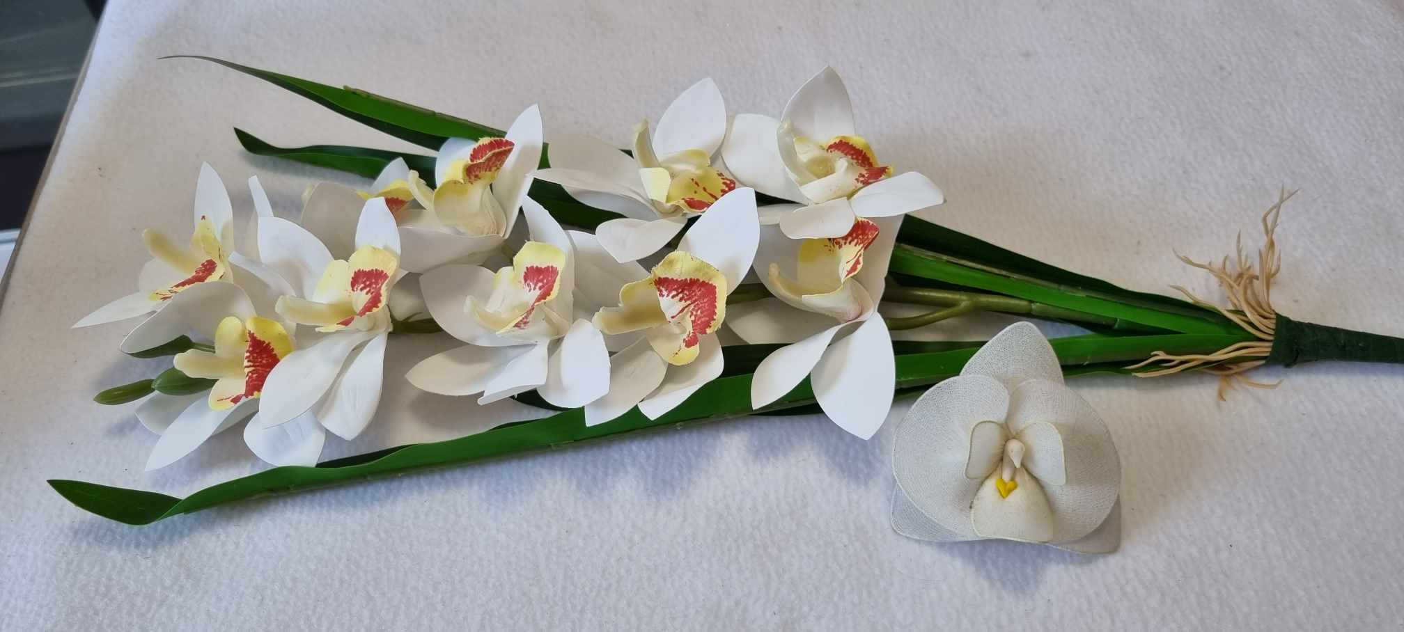 Orchidea szálas levéllel gumi M:54cm