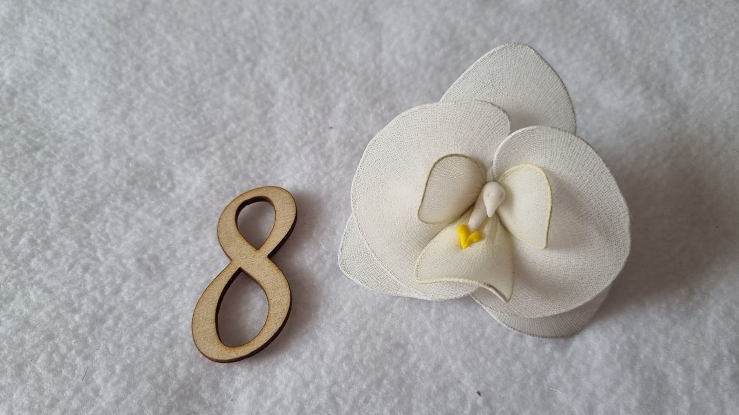 Natúr fa - Írott szám 5cm 8-as