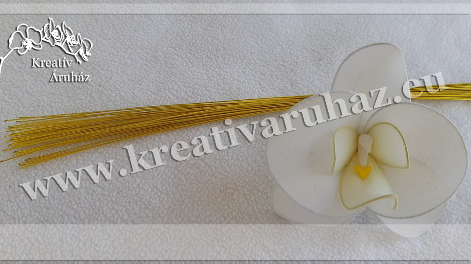 Drót Arany 36 cm vékonyabb, kb 50 szál/csomó 24G