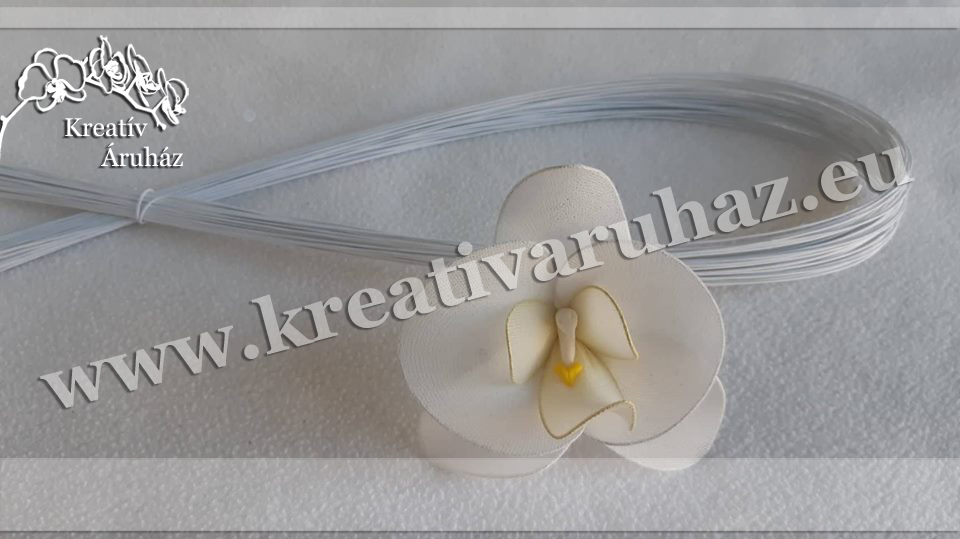 Matt papíros fehér drót 60 cm Vastagabb,Kb 50 szál/csomó  22G