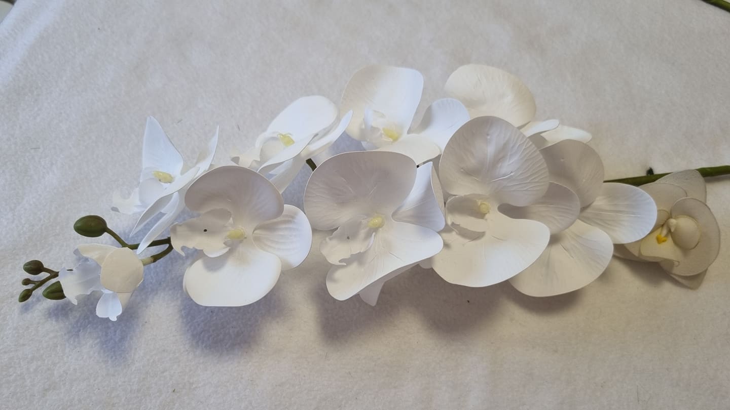 Orchidea gumi ág 92 cm nagy fejű