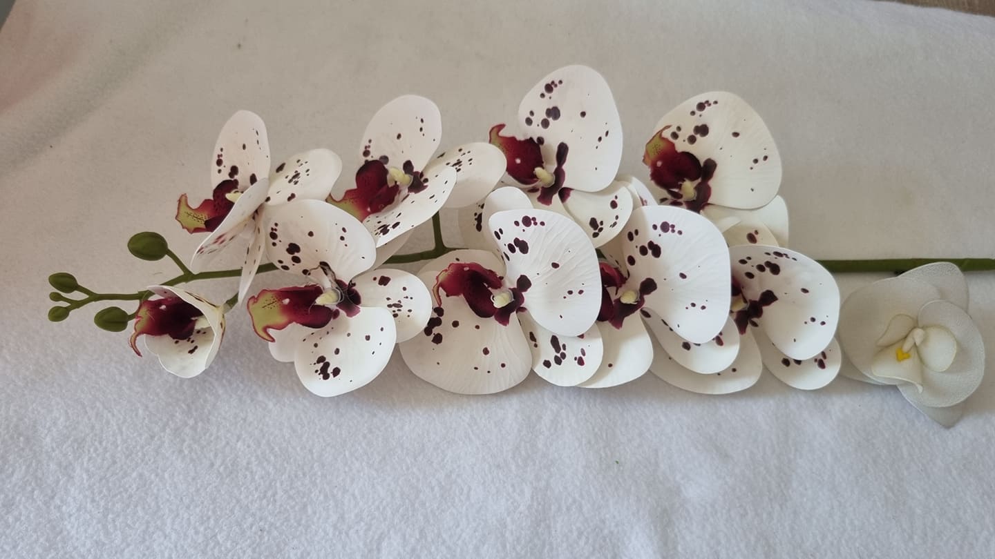 Orchidea gumi ág 92 cm nagy fejű