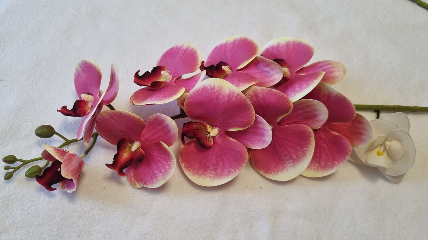 Orchidea gumi ág 92 cm nagy fejű